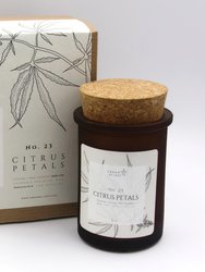 #23 Citrus Petals Cannabis Coconut Wax Candle