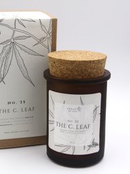 #35 The C. Leaf Cannabis Coconut Wax Candle