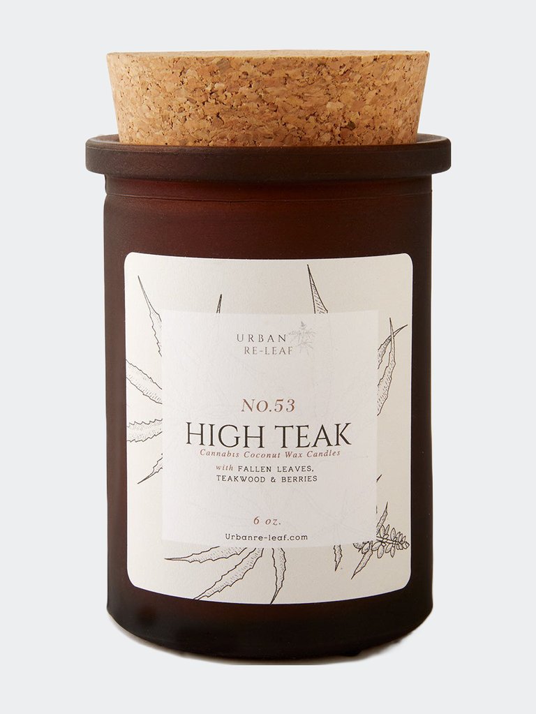 High Teak Cannabis Coconut Wax Candles