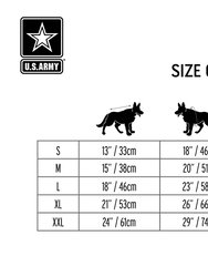 US Army Hooded Dog Fleece
