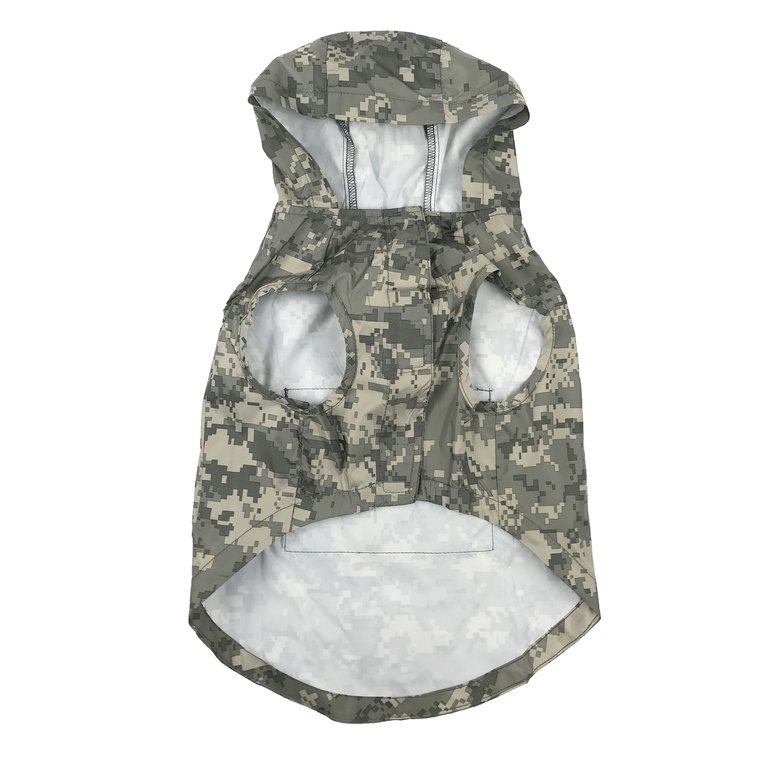 US Army Packable Dog Raincoat