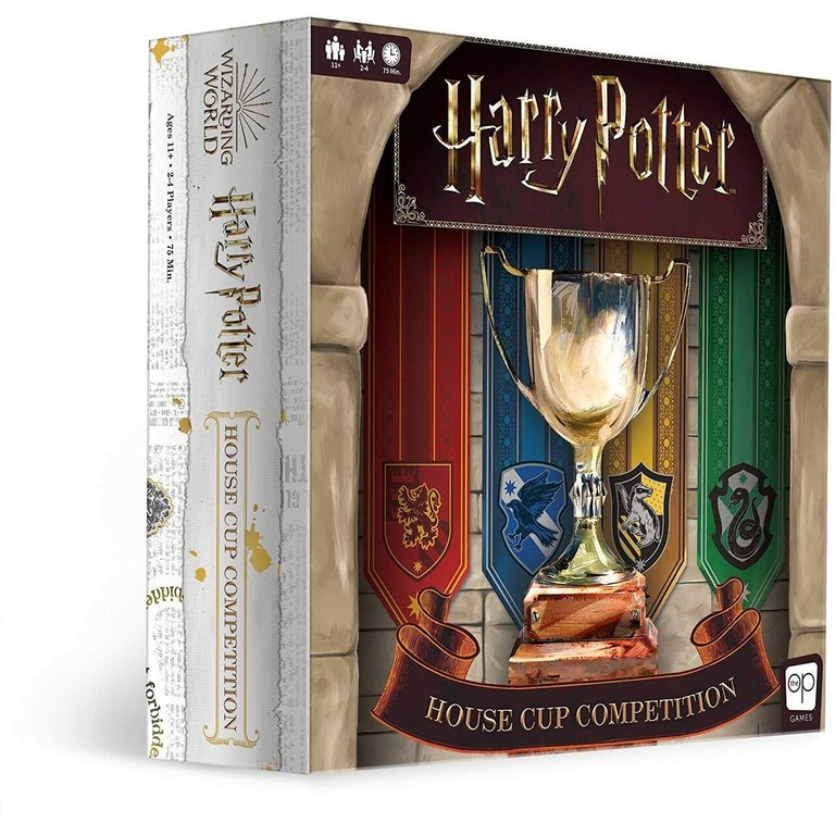 USAOPOLY Harry Potter House Cup Competition | Worker Placement Board Game | Play as Your Favorite Hogwarts House