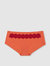 Seamless Underwear Happy Seams With Contrast Lace - Living Coral Jester Red