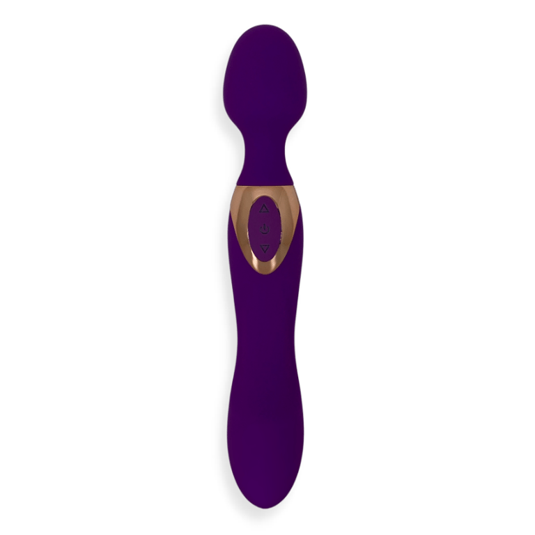 Dual-Headed Wand Vibrator, Wand Massager Rhea - Purple - purple