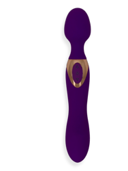 Dual-Headed Wand Vibrator, Wand Massager Rhea - Purple - purple