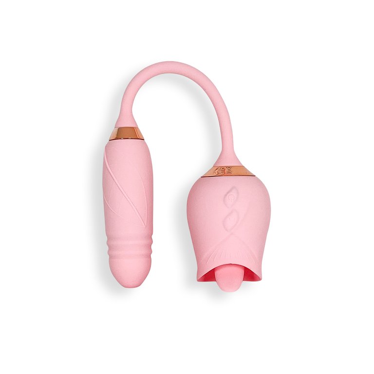 Dual Rosebud Vibrator Levana - Pink
