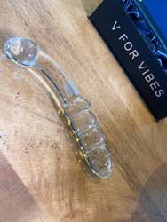 Glass Dildo, Glass Anal Toy Ceres - Clear