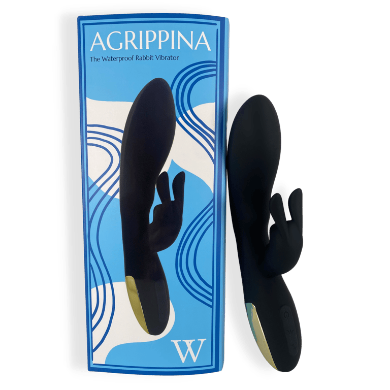 Rabbit Vibrator, Rabbit Sex Toy Agrippina - Black