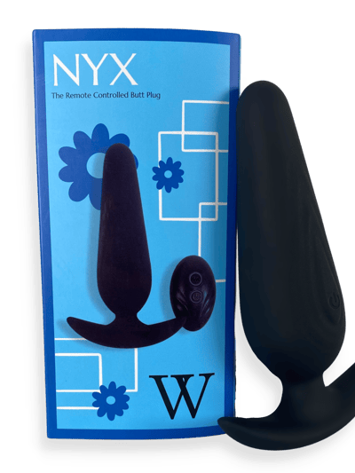 V For Vibes Remote Control Anal Plug, Vibrating Anal Toy Nyx - Black product