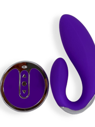 Remote Control Dildo & Pulsating Vibrator Athena - Purple