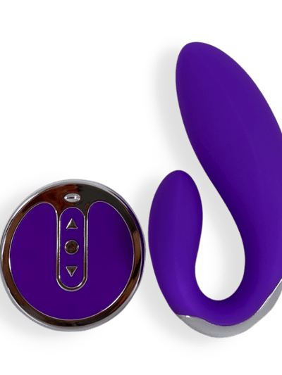 V For Vibes Remote Control Dildo & Pulsating Vibrator Athena - Purple product