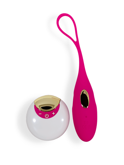 V For Vibes Remote Egg Vibrator Trivia, Remote Control Vibrating Egg - Pink product