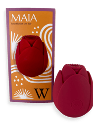 Rose Flower Sex Toy, Vibrator - Red