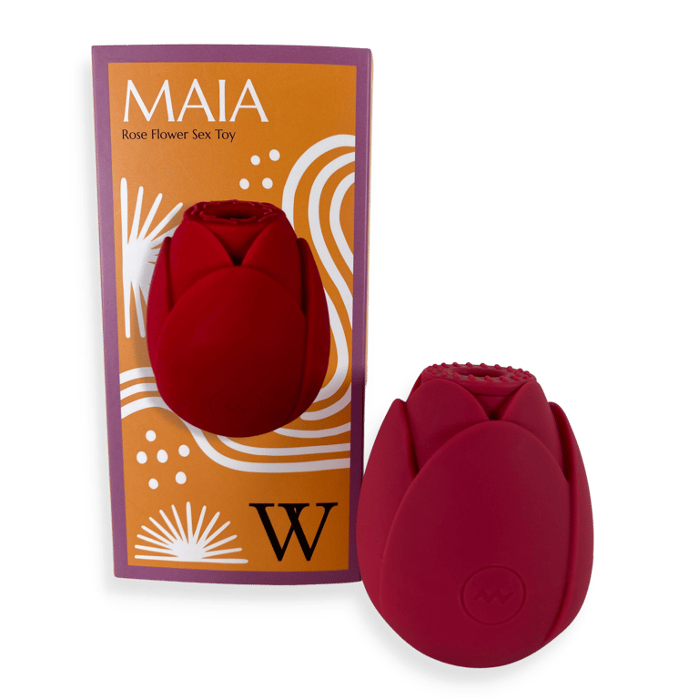 Rose Flower Sex Toy, Vibrator - Red