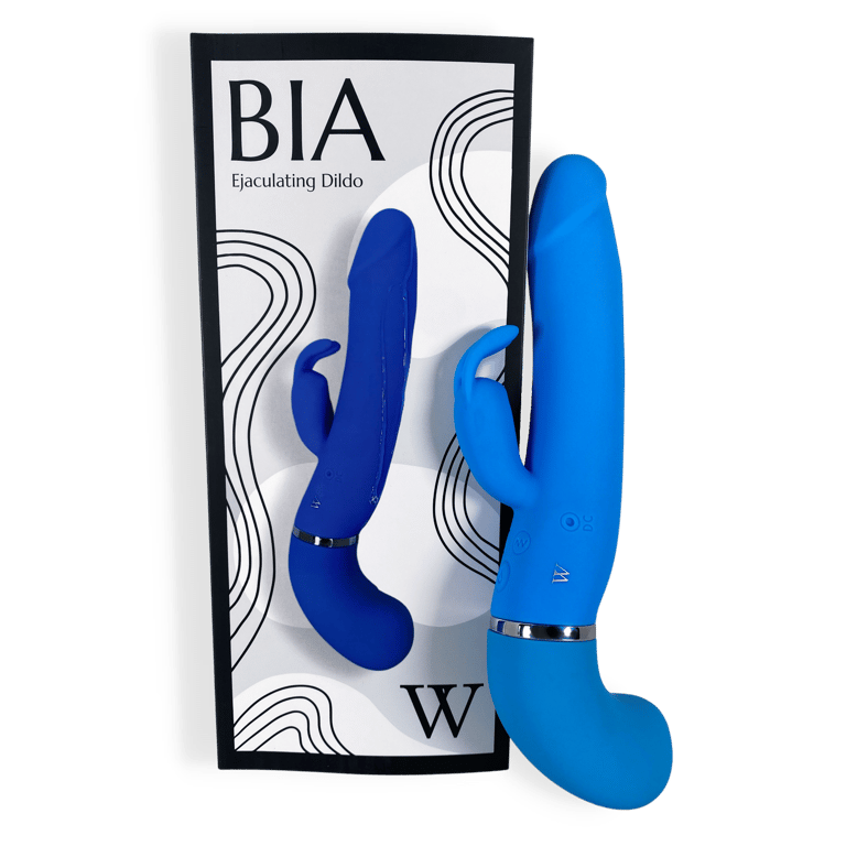 The Best Ejaculating Dildo And Vibrator Bia - Blue - Blue