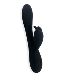 The Black Heating Bunny Vibrator Eris - Matte Black