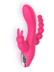 Triple Rabbit Vibrator Ambrosia - Pink - Pink