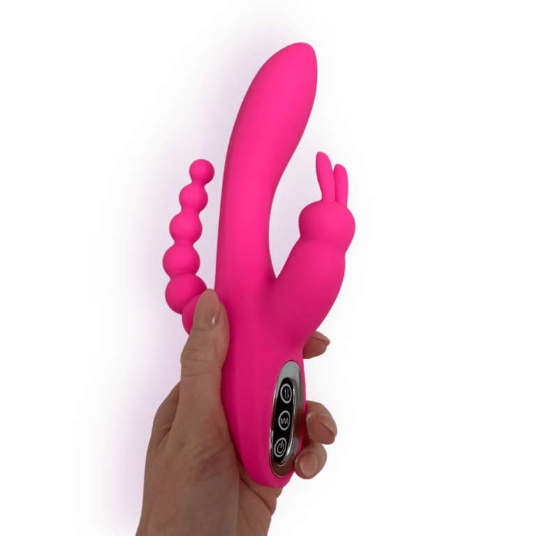 Triple Rabbit Vibrator Ambrosia - Pink