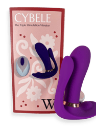 Triple Stimulation Vibrator Cybele - Purple