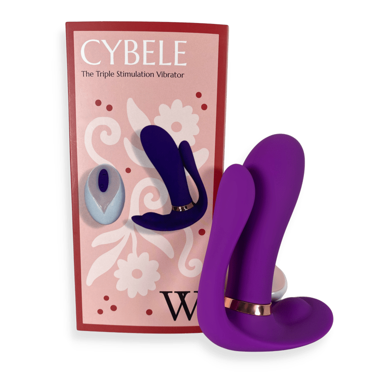 Triple Stimulation Vibrator Cybele - Purple