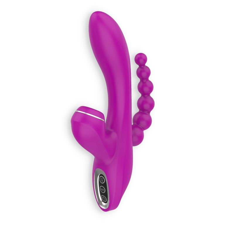 Ultimate Vibrating Clitoral, G-spot, Anal Vibrator Cardea - Purple - Purple