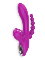 Ultimate Vibrating Clitoral, G-spot, Anal Vibrator Cardea - Purple - Purple