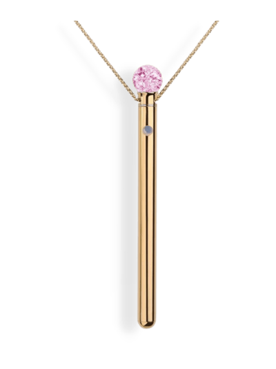 V For Vibes Vibrating Necklace, Wearable Necklace Vibrator Minerva - Gold-Plated product