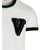 V Logo Trim Short Sleeve Crew Neck T-Shirt In White