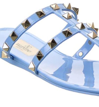 Valentino Women's Jelly Thong Sandals, Light Blue product