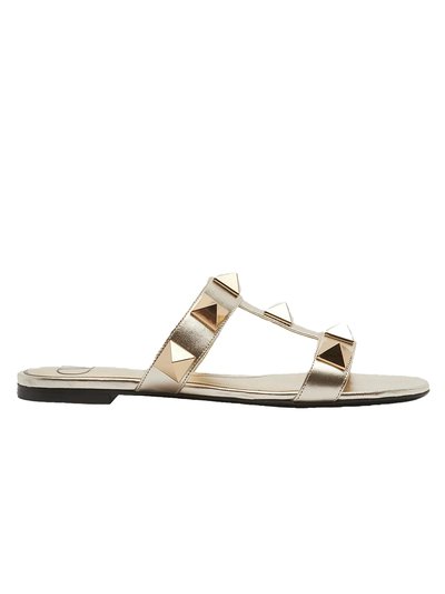 Valentino Women's Roman Stud Flat Slide Sandals product