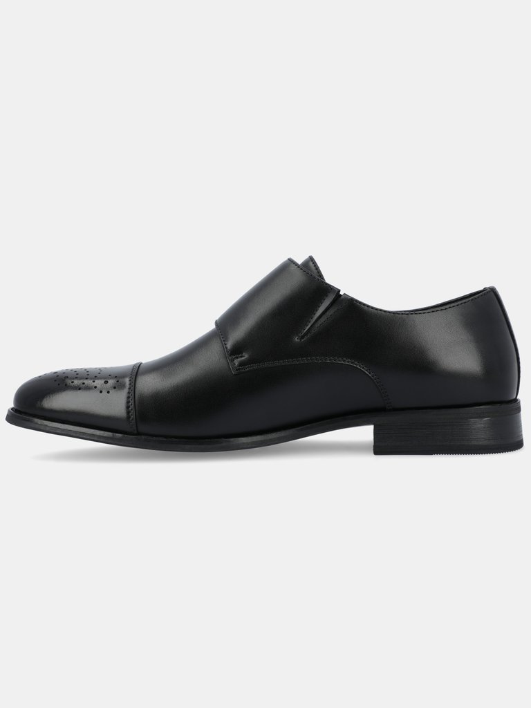 Atticus Wide Width Double Monk Strap Dress Shoe