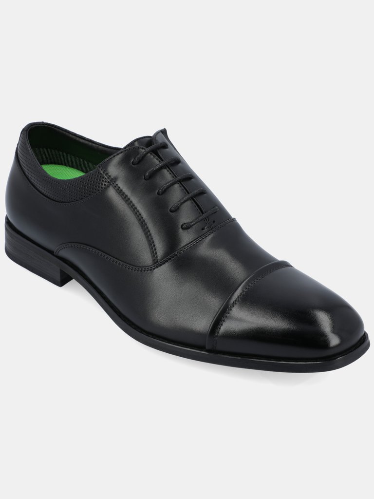Bradley Wide Width Oxford Dress Shoe - Black