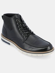 Dalvin Lace-up Ankle Boot - Black