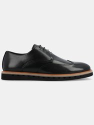 Evander Wingtip Derby Shoe - Black