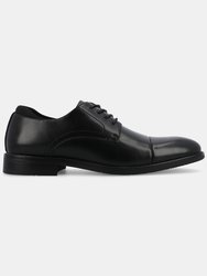 Maning Cap Toe Derby Shoe - Black