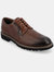 Martin Plain Toe Derby Shoes - Brown