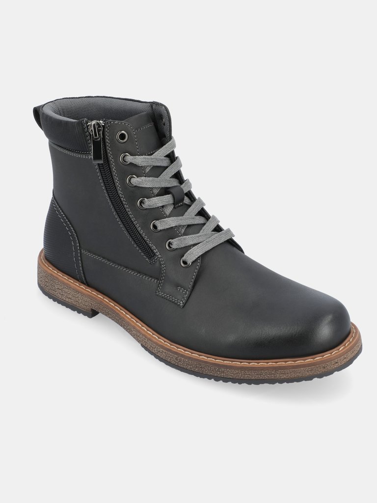 Metcalf Lace-Up Ankle Boot - Charcoal