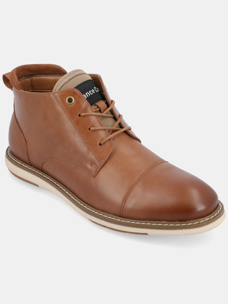 Redford Lace-Up Hybrid Chukka Boot - Tan