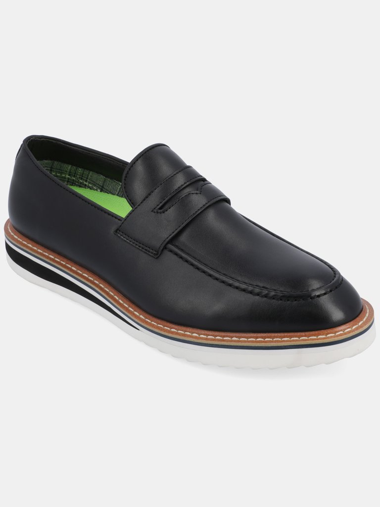 Albert Slip-on Penny Loafer - Black