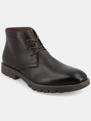 Arturo Plain Toe Chukka Boot - Brown