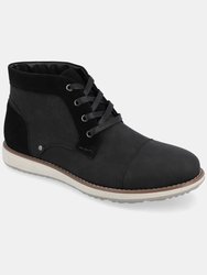 Austin Wide Width Cap Toe Chukka Boot - Black