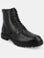 Denver Plain Toe Boot - Black