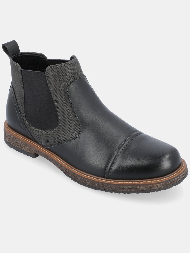 Lancaster Pull-On Chelsea Boots - Black