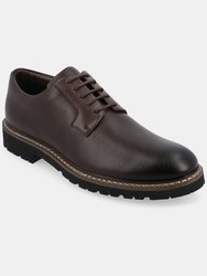 Martin Plain Toe Derby Shoes - Coffee