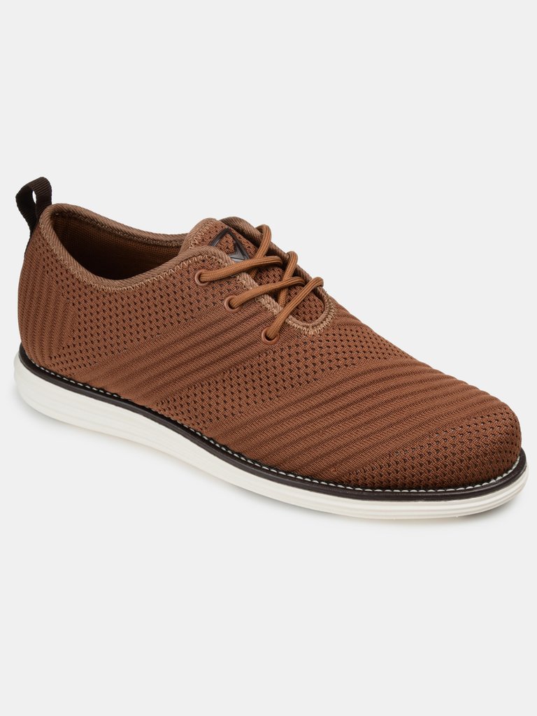 Novak Wide Width Knit Dress Shoe - Brown