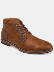 Vance Co. Franco Plain Toe Chukka Boot - Brown