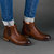 Vance Co. Garrett Wide Width Cap Toe Chelsea Boot