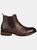 Vance Co. Garrett Wide Width Cap Toe Chelsea Boot