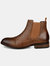 Vance Co. Garrett Wide Width Cap Toe Chelsea Boot