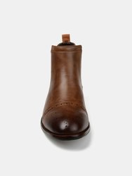 Vance Co. Garrett Wide Width Cap Toe Chelsea Boot